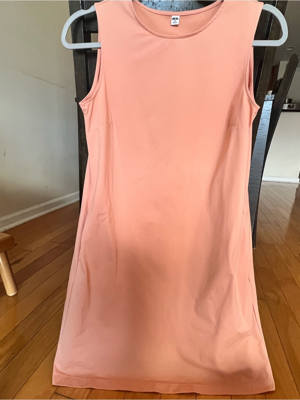 Uniqlo Sleeveless Peach Shift Dress